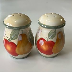 Gibson Designs “Fruit Grove” (apple & pears) salt & pepper shakers, 2004-2005